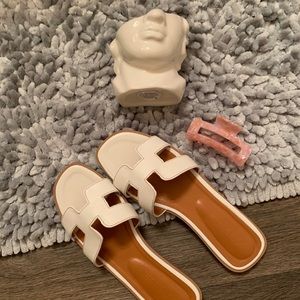 Smith Cut-Out Slide Summer Beach Sandals